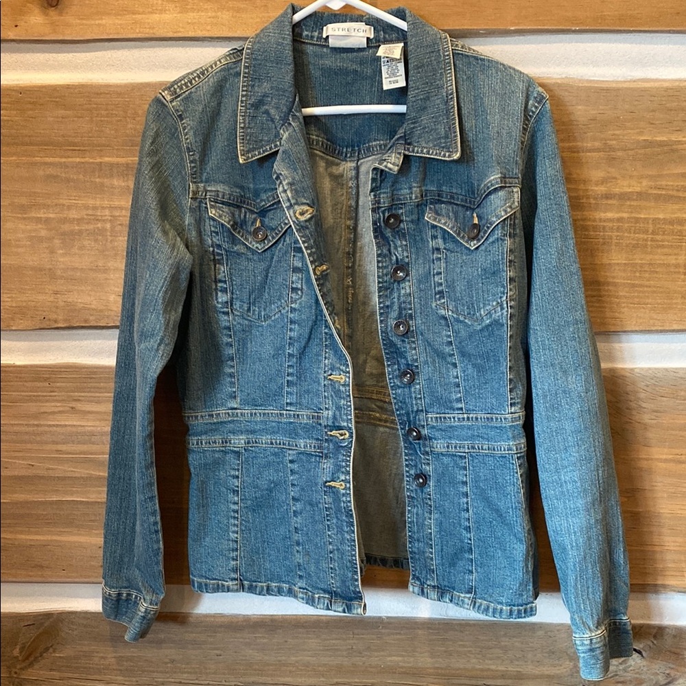 Axcess Blue Jean Jacket Classic Denim Style